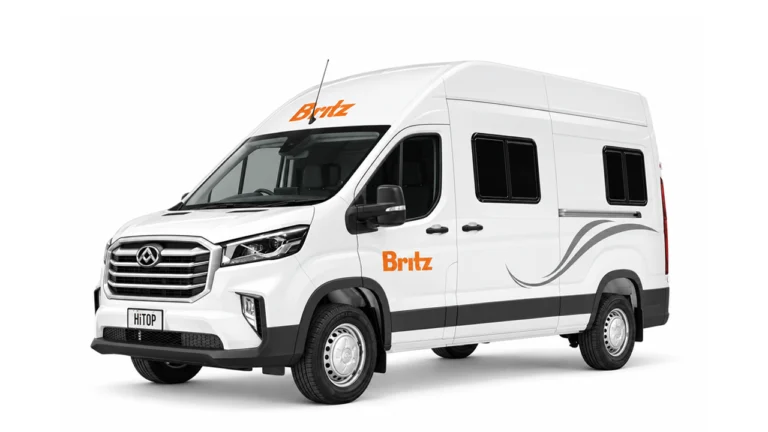 Britz HiTop – 2 Berth White Background