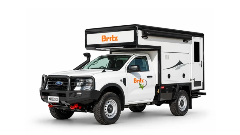Britz Maverick 4WD – 2 Berth White Background