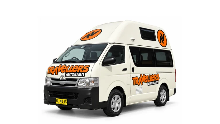 Travellers Autobarn Hi-Top – 3 Berth White Background
