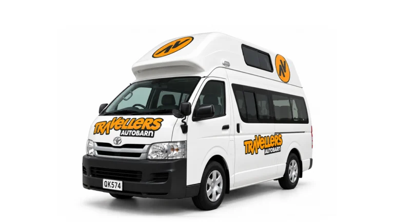 Travellers Autobarn Hi5 Camper - 5 Berth White Background