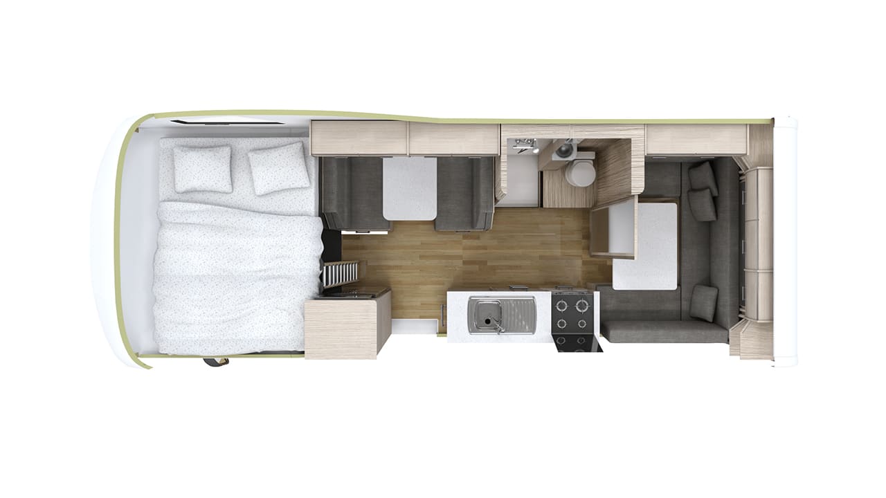 Cruisin Adventurer - 4 Berth-floorplan-day