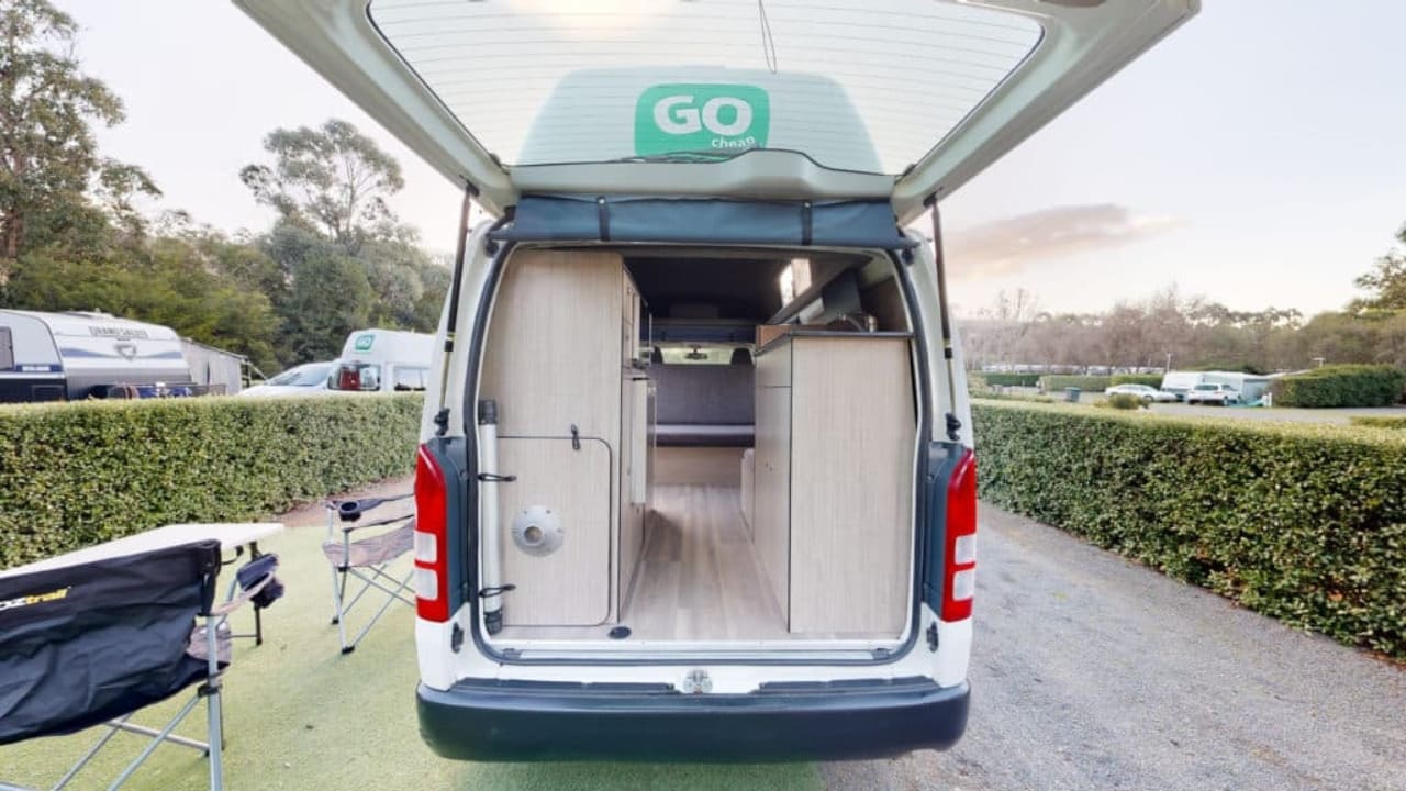 GoCheap Hi Top - 2 Berth Back View