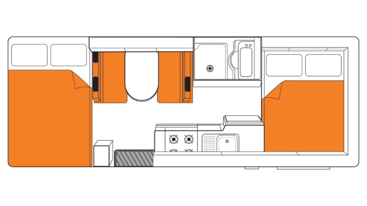Explorer - 4 Berth Layout