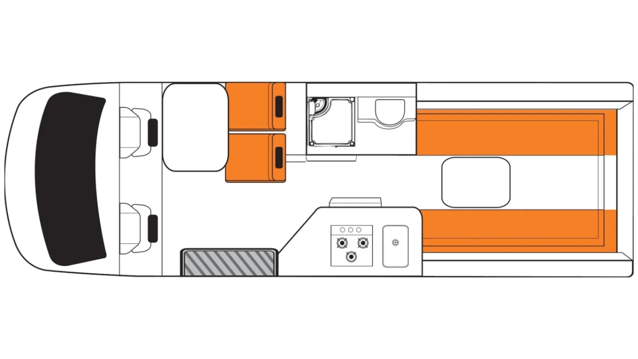 Venturer - 2 Berth Layout 1