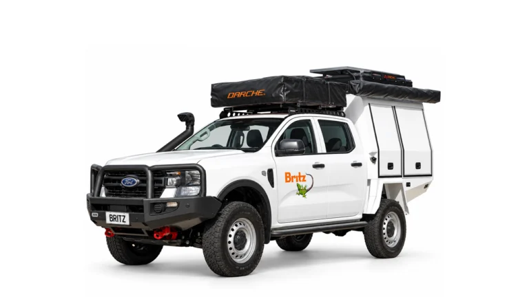 Britz Warrior 4WD – 4 Berth White Background