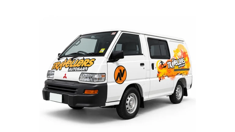 Travellers Autobarn Budgie Van – 2 Berth Studio Shot