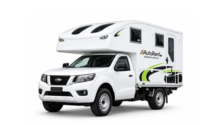 Autorent 4WD Compact Motorhome – 2 Berth White Background