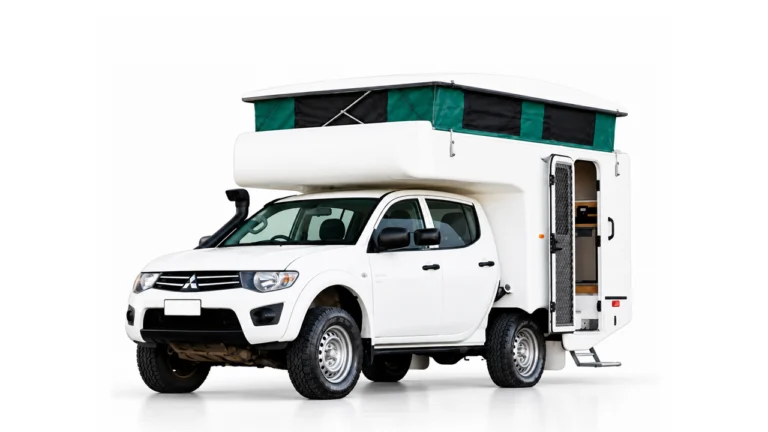 Tasmania Campers Bush Camper – 4 Berth White Background