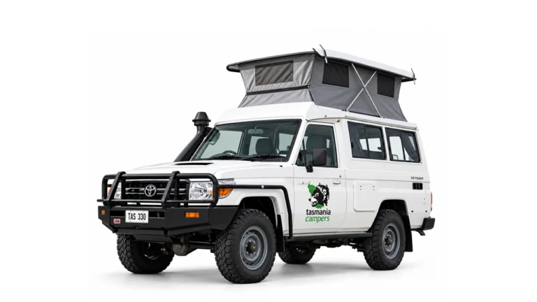 Tasmania Campers Bush Camper Challenger – 3 Berth White Background