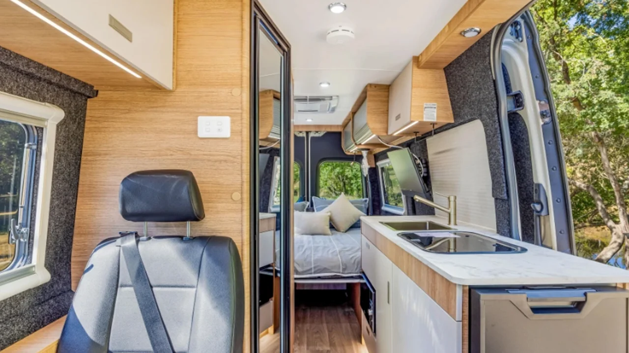 Let's Go Jayco Adventurer - 2 Berth - interior wide view