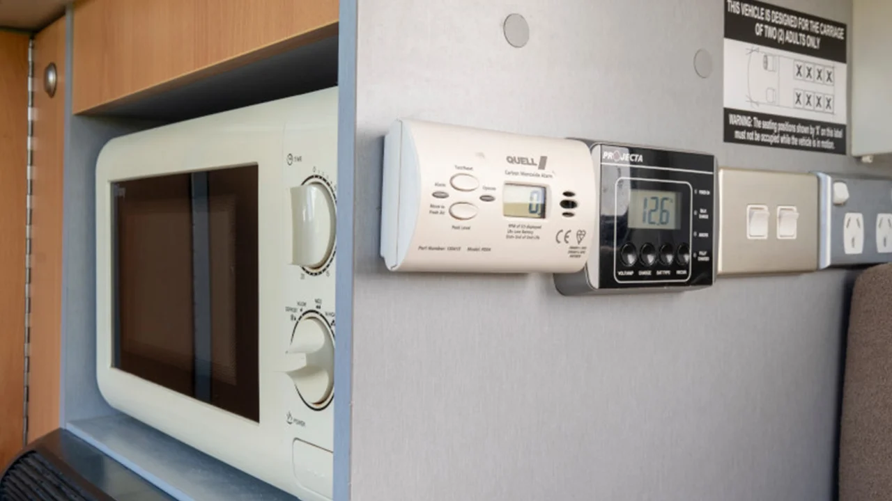 Mighty HiLITE - 2 Berth - control panel closeup