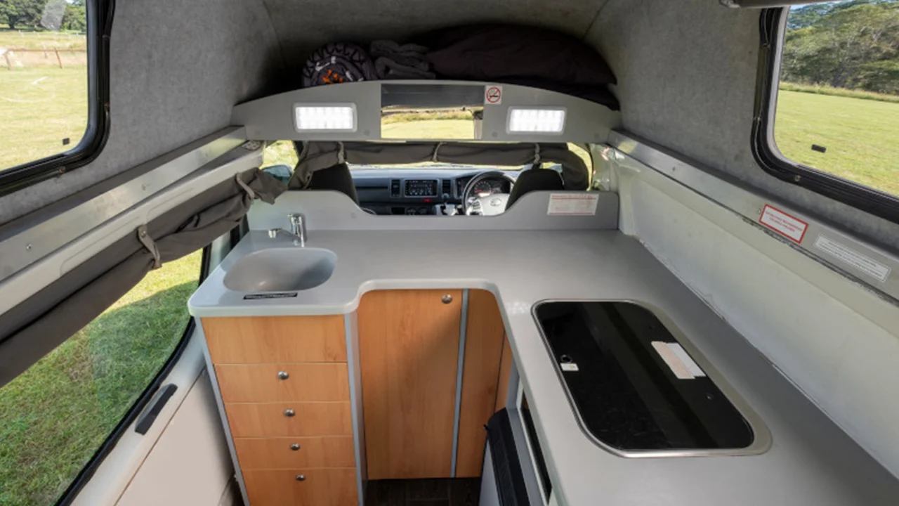 Mighty HiLITE - 2 Berth - kitchen sink area