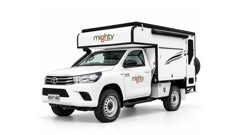 Mighty 4WD Camper – 2 Berth White Background