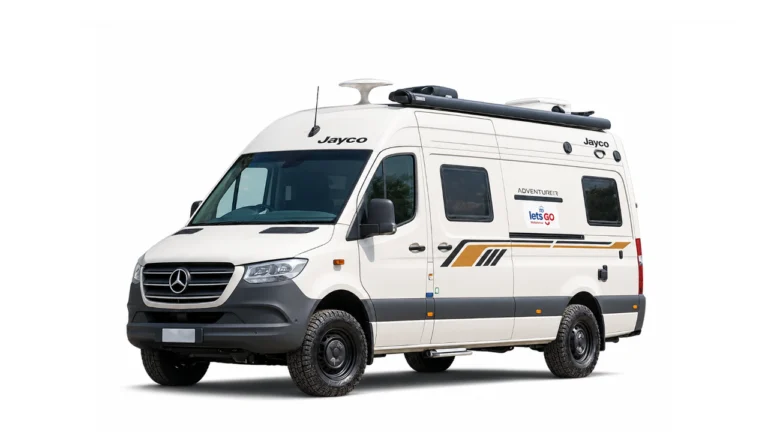 Let’s Go Motorhomes Jayco Adventurer Campervan – 2 Berth -Studio Shot