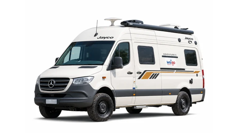 Let’s Go Motorhomes Jayco Adventurer Campervan – 2 Berth Studio Shot