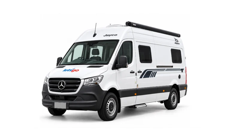 Let’s Go Motorhomes Jayco Wanderer Campervan – 2 Berth Studio Shot