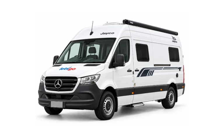 Let’s Go Motorhomes Jayco Wanderer Campervan – 2 Berth Studio Shot